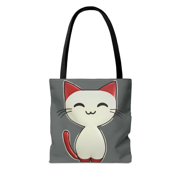 Happy Red-Eared Cat Tote Bag - Image 2