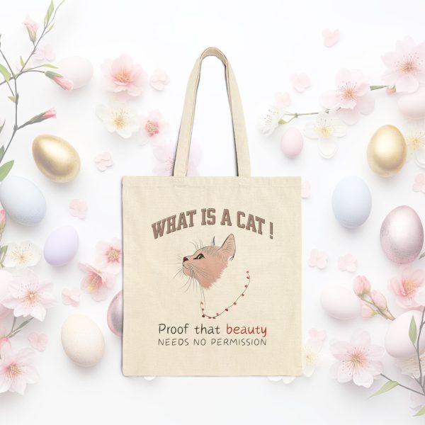 Copy of What Is a Cat? The Queen of "You're in My Seat" Tote Bag – Funny Cat Lover Gift - Image 4