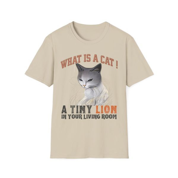 What is a Cat – A Tiny Lion in Your Living Room Cat Graphic T-Shirt | BONYTA.Online