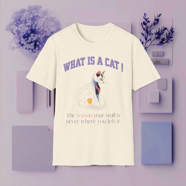 What is a Cat – The Reason Your Stuff is Never Where You Left It Cat Graphic T-Shirt | BONYTA.Online - Image 10