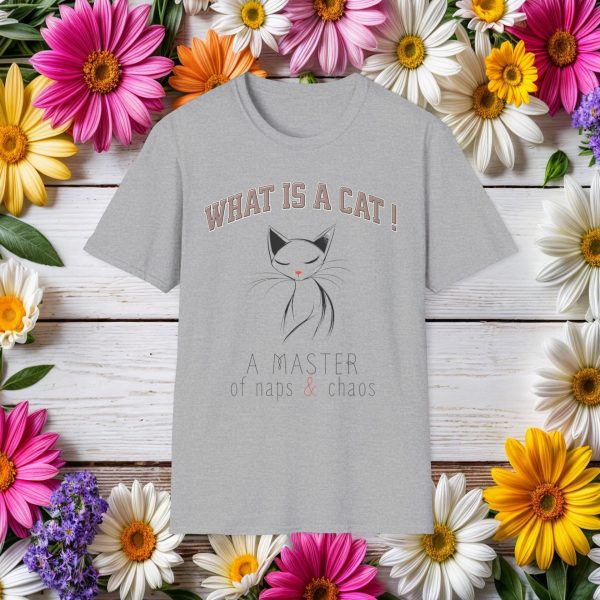 What is a Cat – A Master of Naps & Chaos Cat Graphic T-Shirt | BONYTA.Online - Image 7