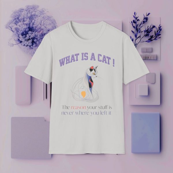 What is a Cat – The Reason Your Stuff is Never Where You Left It Cat Graphic T-Shirt | BONYTA.Online - Image 14