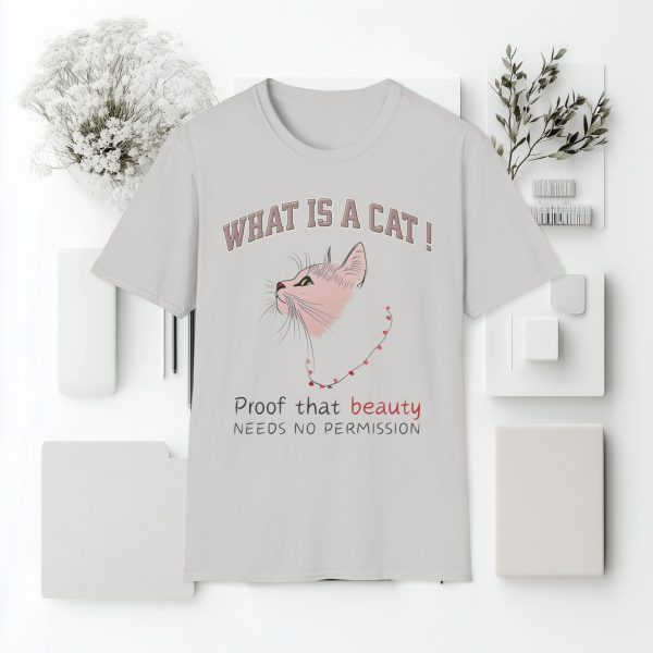 What is a Cat – Proof That Beauty Needs No Permission Cat Graphic T-Shirt | BONYTA.Online - Image 14