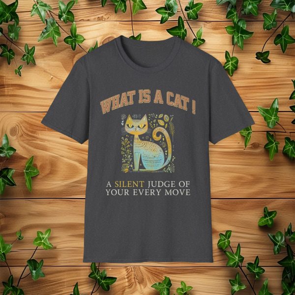 What is a Cat – A Silent Judge of Your Every Move Cat Graphic T-Shirt | BONYTA.Online - Image 9