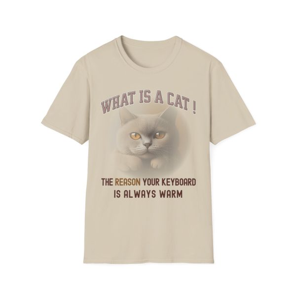 What is a Cat – Warm Keyboard Companion T-Shirt | BONYTA.Online