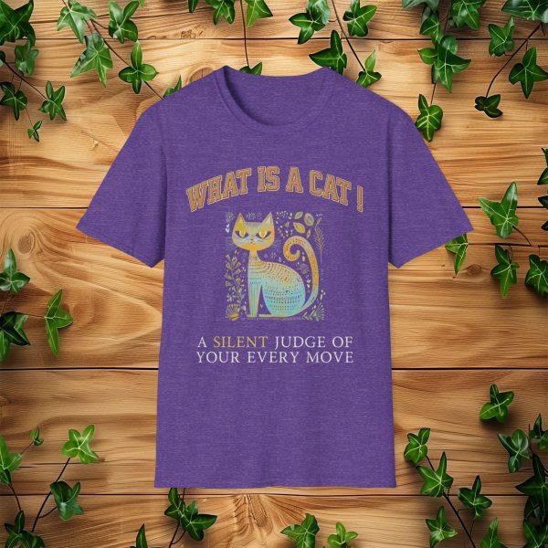 What is a Cat – A Silent Judge of Your Every Move Cat Graphic T-Shirt | BONYTA.Online - Image 4