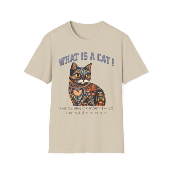 What is a Cat – Queen of Everything Except the Vacuum Cat Graphic T-Shirt | BONYTA.Online