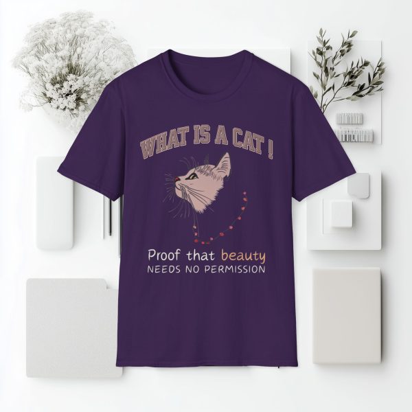 What is a Cat – Proof That Beauty Needs No Permission Cat Graphic T-Shirt | BONYTA.Online - Image 12