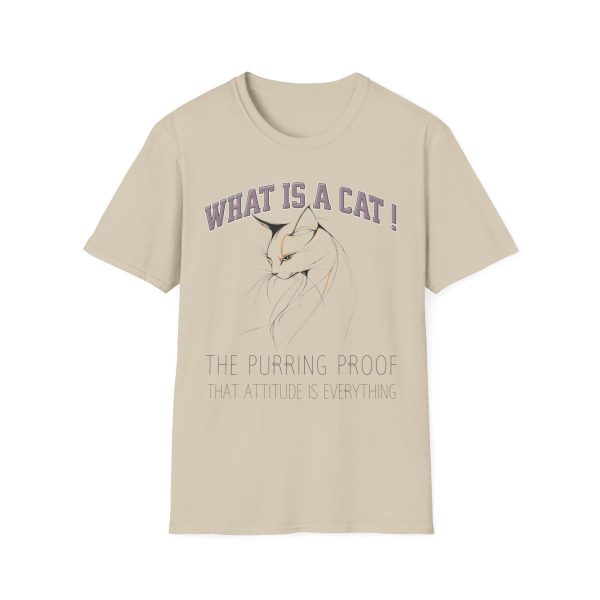 What is a Cat – Purring Proof Attitude Cat T-Shirt | BONYTA.Online