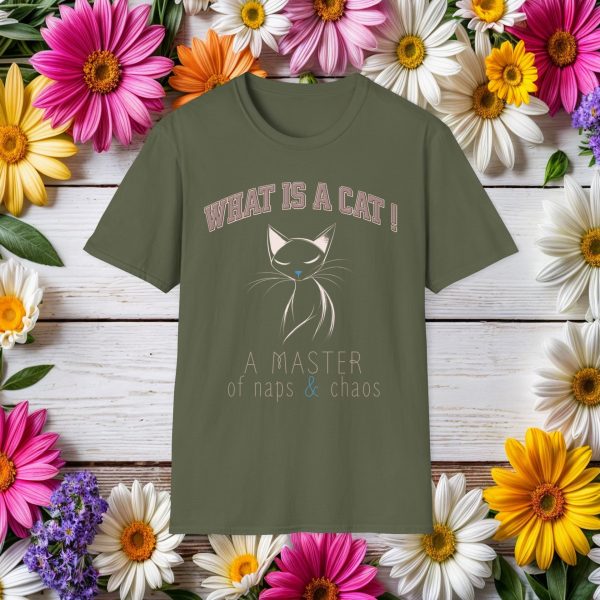 What is a Cat – A Master of Naps & Chaos Cat Graphic T-Shirt | BONYTA.Online - Image 11