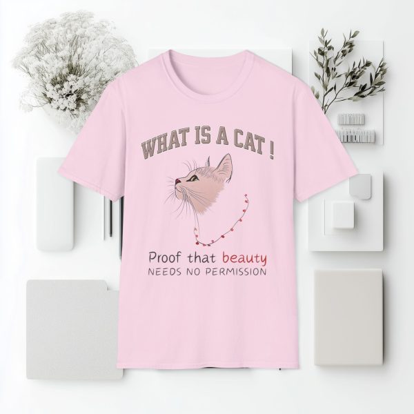 What is a Cat – Proof That Beauty Needs No Permission Cat Graphic T-Shirt | BONYTA.Online - Image 2