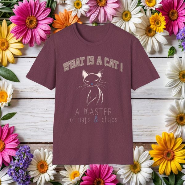 What is a Cat – A Master of Naps & Chaos Cat Graphic T-Shirt | BONYTA.Online - Image 6