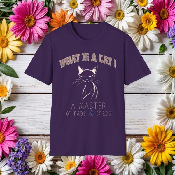 What is a Cat – A Master of Naps & Chaos Cat Graphic T-Shirt | BONYTA.Online - Image 12