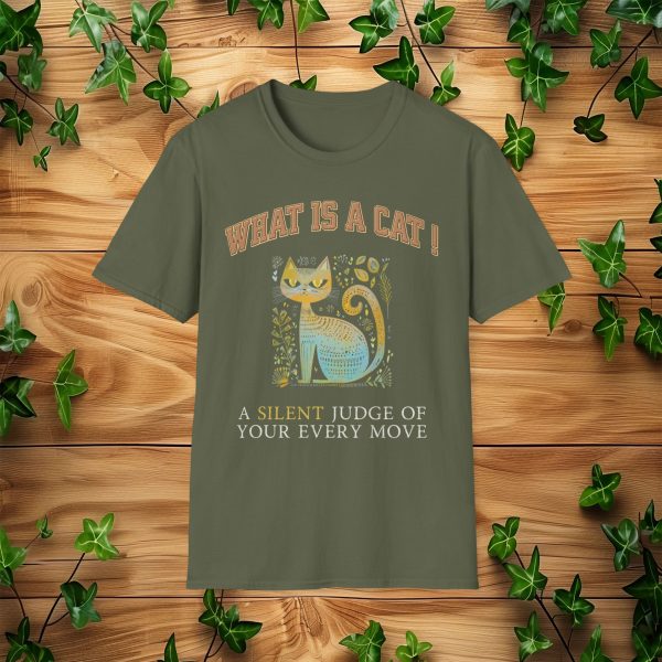 What is a Cat – A Silent Judge of Your Every Move Cat Graphic T-Shirt | BONYTA.Online - Image 11