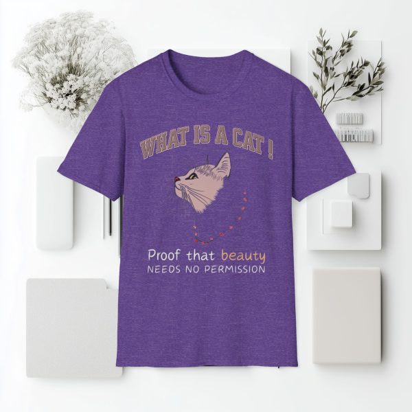 What is a Cat – Proof That Beauty Needs No Permission Cat Graphic T-Shirt | BONYTA.Online - Image 6