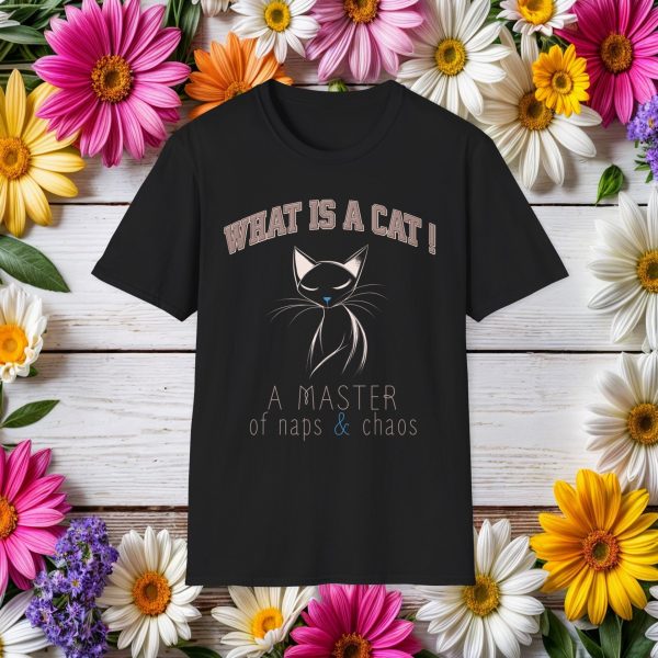 What is a Cat – A Master of Naps & Chaos Cat Graphic T-Shirt | BONYTA.Online - Image 2