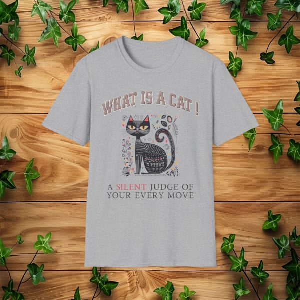 What is a Cat – A Silent Judge of Your Every Move Cat Graphic T-Shirt | BONYTA.Online - Image 8