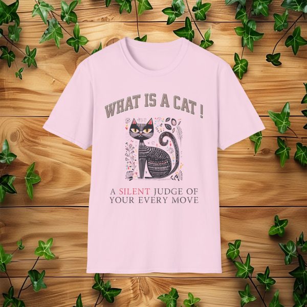 What is a Cat – A Silent Judge of Your Every Move Cat Graphic T-Shirt | BONYTA.Online - Image 3