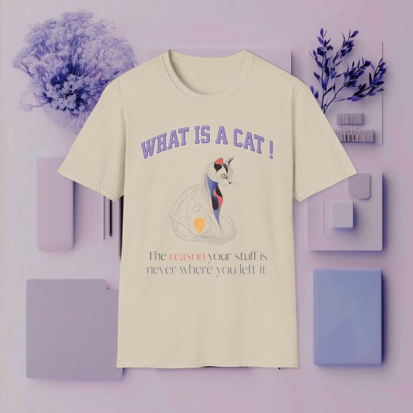 What is a Cat – The Reason Your Stuff is Never Where You Left It Cat Graphic T-Shirt | BONYTA.Online - Image 13