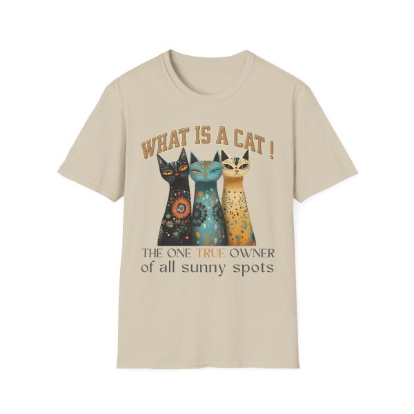 What is a Cat – The One True Owner of All Sunny Spots Cat Graphic T-Shirt | BONYTA.Online