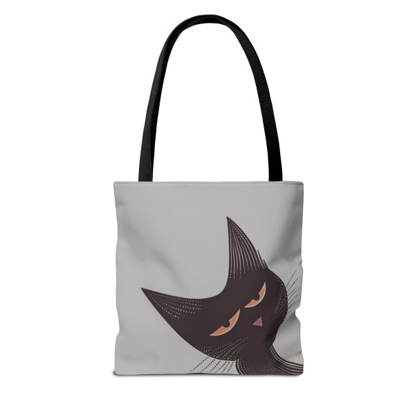 Sassy Black Cat Tote Bag - Image 2