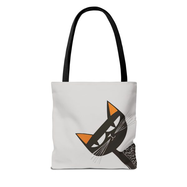 Sassy Black Cat Tote Bag - Image 2