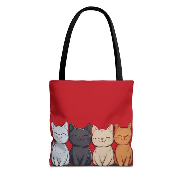 Smiling Cat Quartet Tote Bag