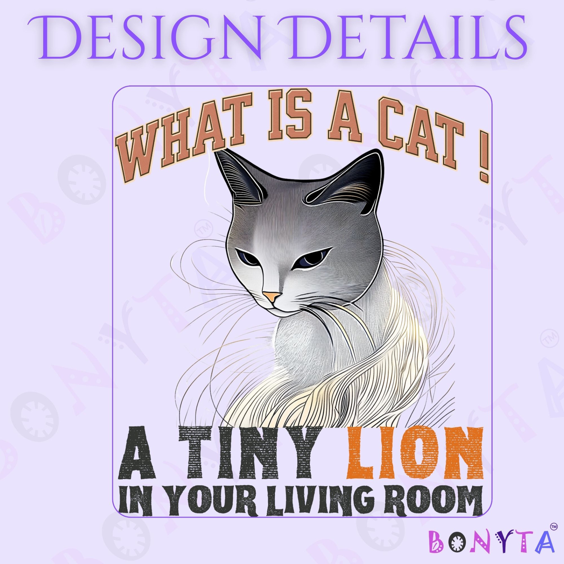 What Is a Cat? A Tiny Lion in Your Living Room Tote Bag – Fun Cat Lover Gift - Image 6
