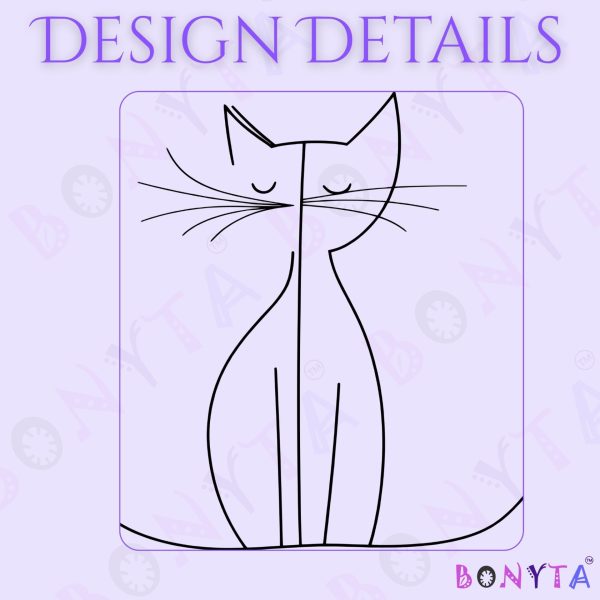 Cats Minimalism Tote Bag - Tranquil Cat Outline Design - Image 6