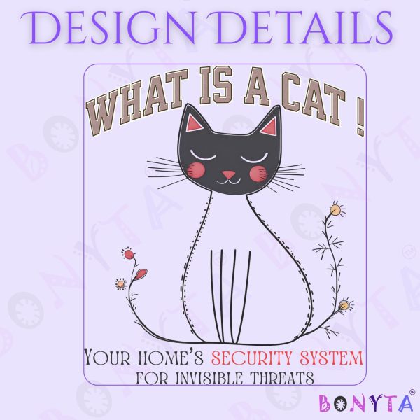 What Is a Cat? Your Home’s Security System for Invisible Threats Tote Bag – Fun Cat Lover Gift - Image 6