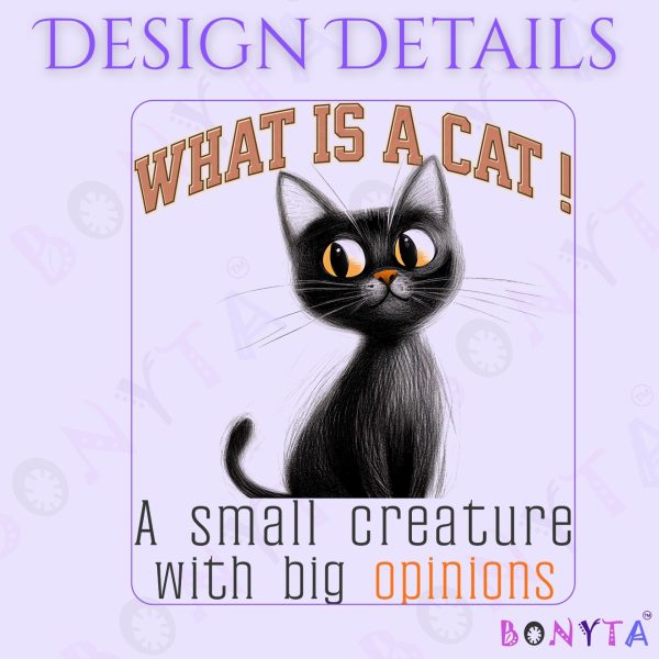 What Is a Cat? A Small Creature with Big Opinions Tote Bag – Perfect for Cat Lovers - Image 6