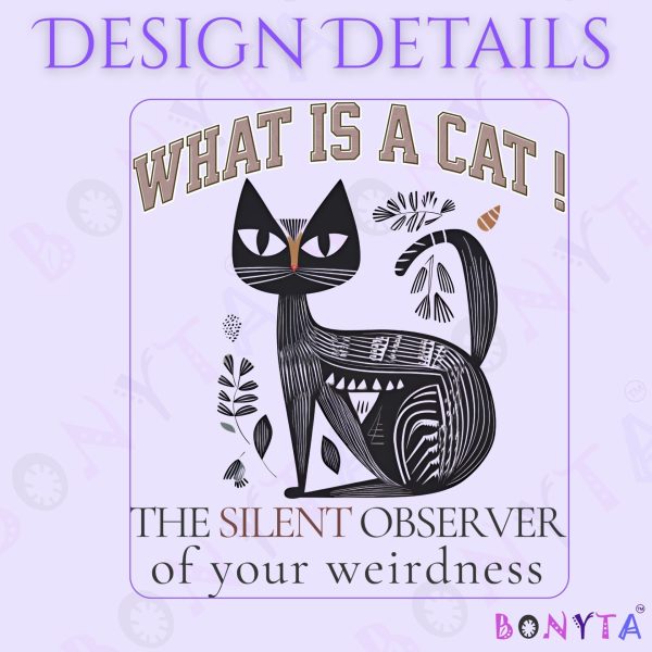 What Is a Cat? The Silent Observer of Your Weirdness Tote Bag – Fun Gift for Cat Lovers - Image 7