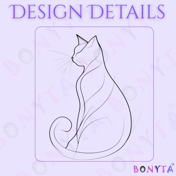 Cats Minimalism Tote Bag - Elegant Cat Outline Design - Image 6