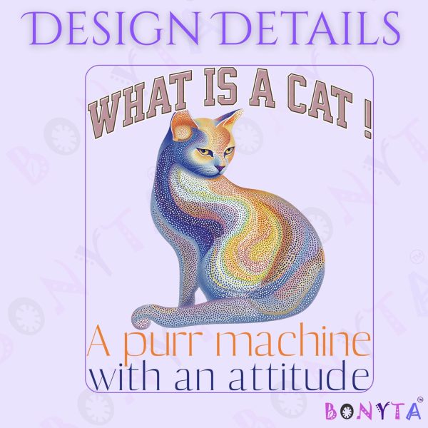 What Is a Cat? A Purr Machine with an Attitude Tote Bag – Fun Cat Lover Gift - Image 6