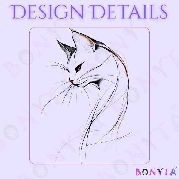 Cats Minimalism Tote Bag - Elegant Cat Line Art Portrait - Image 6