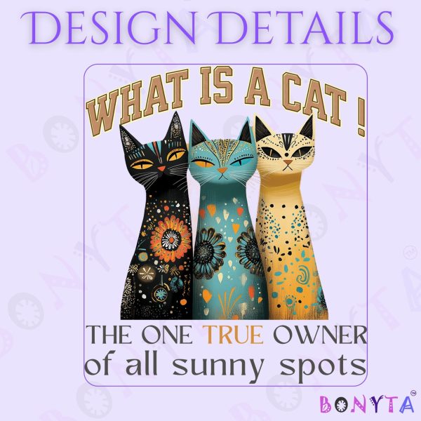 What Is a Cat? The One True Owner of All Sunny Spots Tote Bag – Funny Cat Lover Gift - Image 6