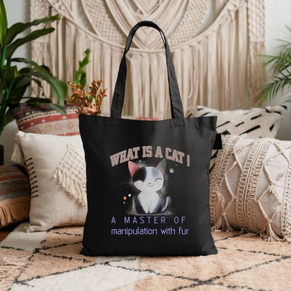 What Is a Cat? A Master of Manipulation with Fur Tote Bag – The Perfect Gift for Cat Enthusiasts - Image 5