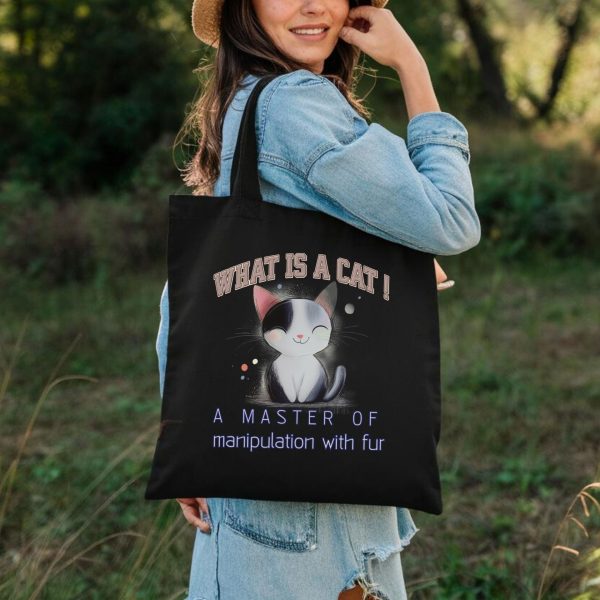 What Is a Cat? A Master of Manipulation with Fur Tote Bag – The Perfect Gift for Cat Enthusiasts