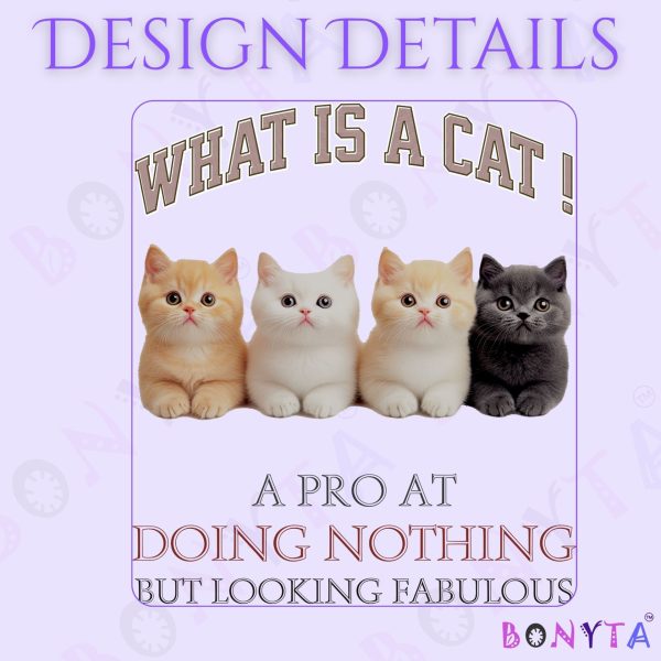 What Is a Cat? A Pro at Doing Nothing but Looking Fabulous Tote Bag – Funny Cat Lover Gift - Image 6