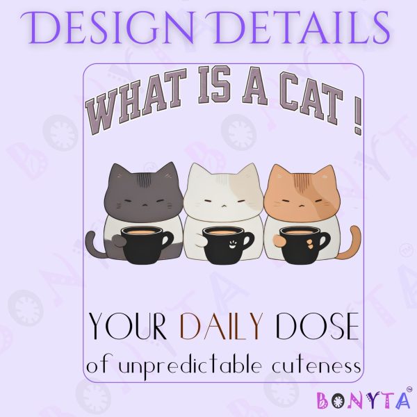 What is a Cat? Your Daily Dose of Unpredictable Cuteness Tote Bag - Image 6