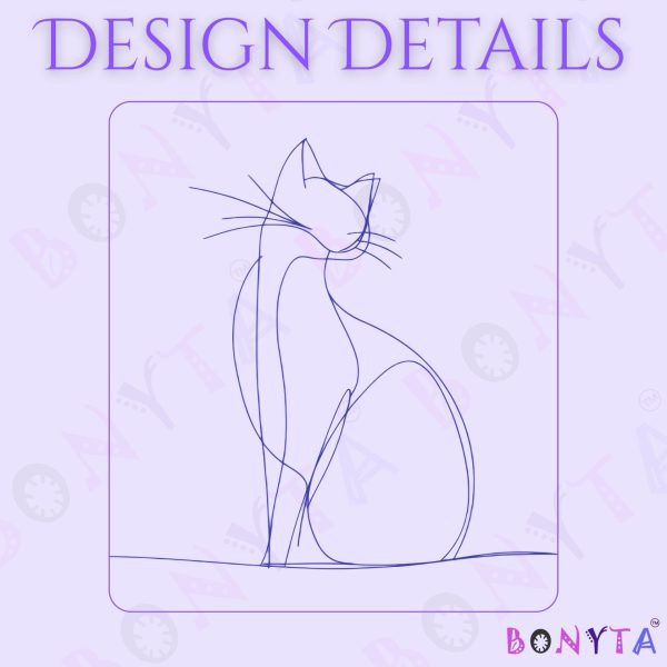 Cats Minimalism Tote Bag - Graceful Line Art Cat Silhouette - Image 6