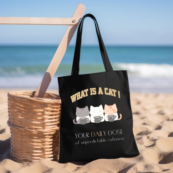 What is a Cat? Your Daily Dose of Unpredictable Cuteness Tote Bag